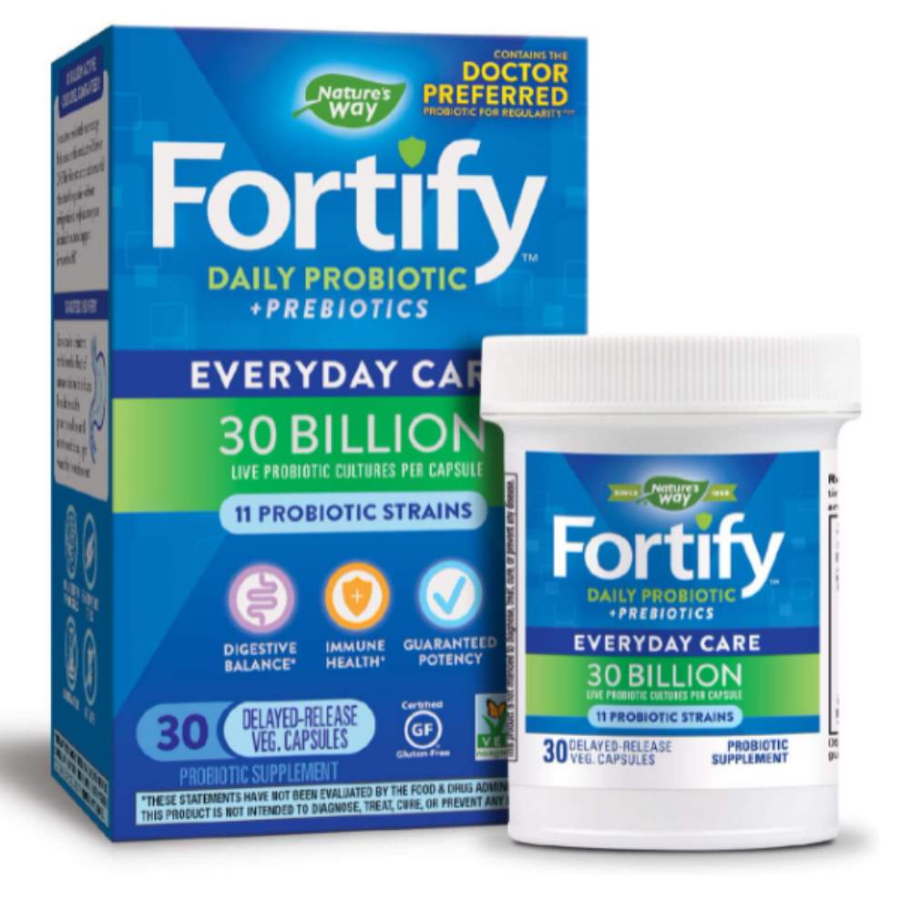 네이처스웨이 유산균 <b>포티파이</b> 에브리데이 케어 <b>300억</b> 30캡슐