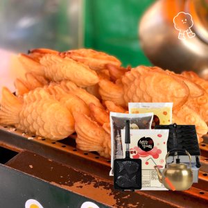 붕어빵 재료 30종 잉어빵 만들기 반죽 앙금 기계 모음 휴게소창업 포장마차