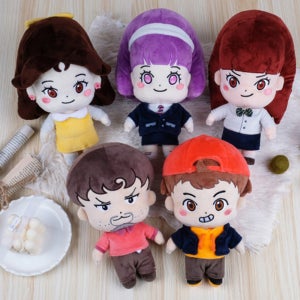 급식왕 25cm 캐릭터 봉제인형 5종 모음