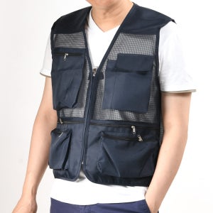 국산 일반형 여름 망사 작업조끼 택배 노가다 남자 단체 조끼
