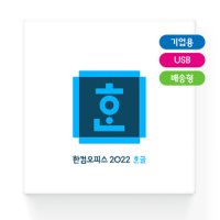 한컴오피스 한글 2022 처음사용자용 기업용 USB정품