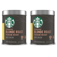 Starbucks 스타벅스 파우더커피 틴케이스 Blonde Roast 90g 2개