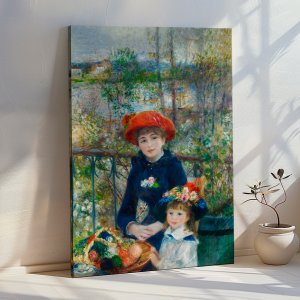 오귀스트 르누아르 인테리어 명화 그림 두자매 A3 포스터