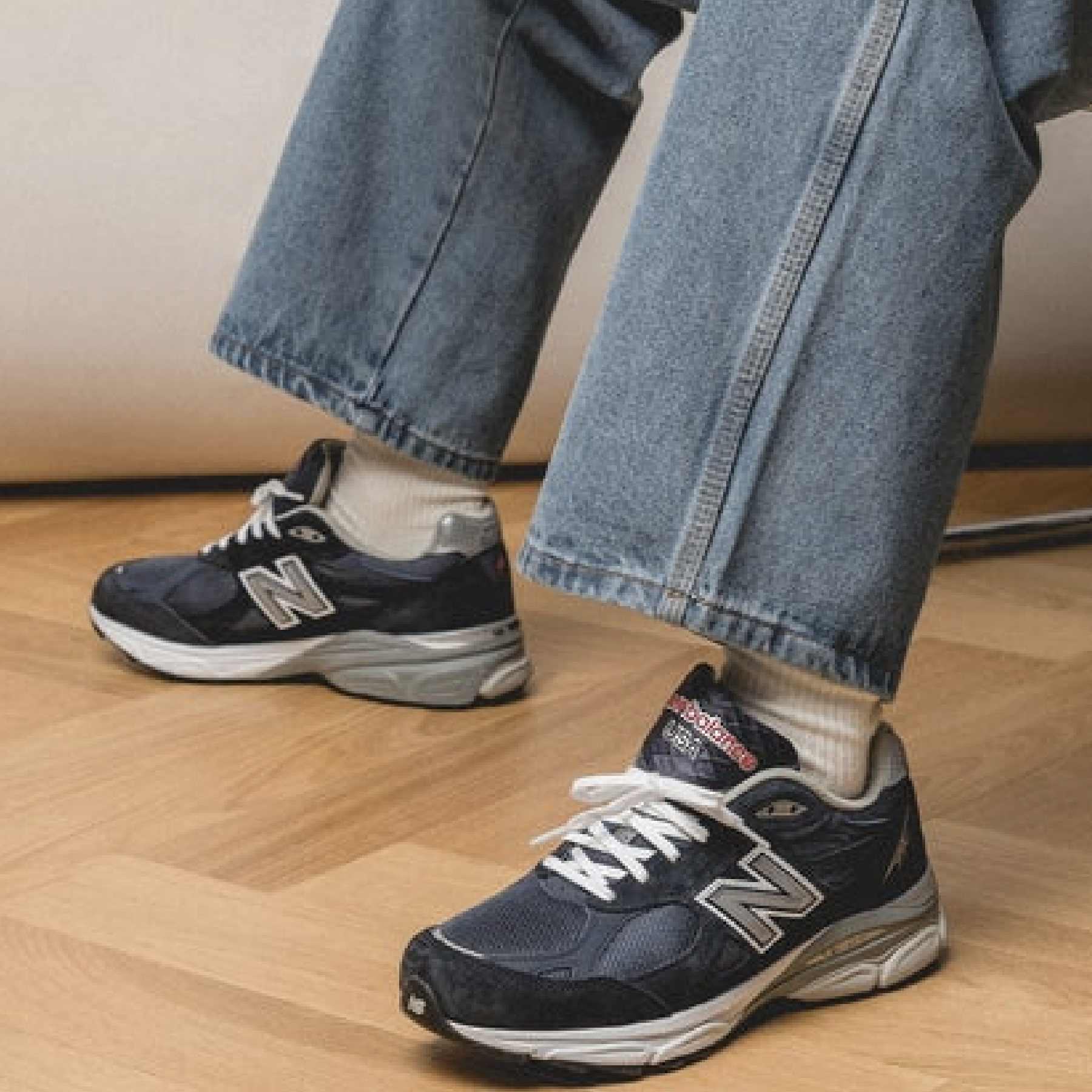 뉴발란스 미국 993v3 Made in USA 네이비 M990NB3