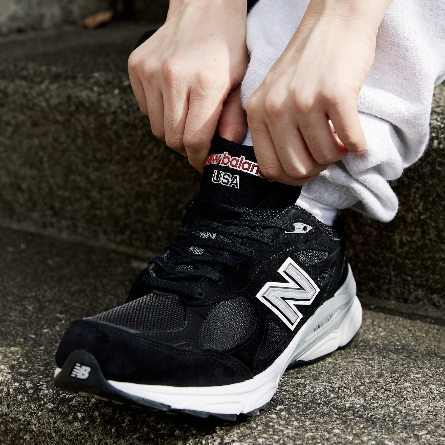 뉴발란스 미국 993v3 Made in USA 블랙 M990BS3