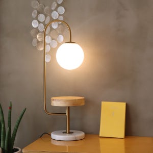 리치 단스탠드 LED달모양 선반형 테이블 무드등 북라이트 인테리어조명