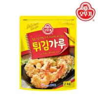 오뚜기 튀김가루 2kg 업소용 바삭한 텐까스 가라아게가루 튀김옷 치킨반죽 덴카츠 베타믹스