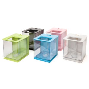 나노탱크 자동 물갈이 미니 베타 어항 블랙