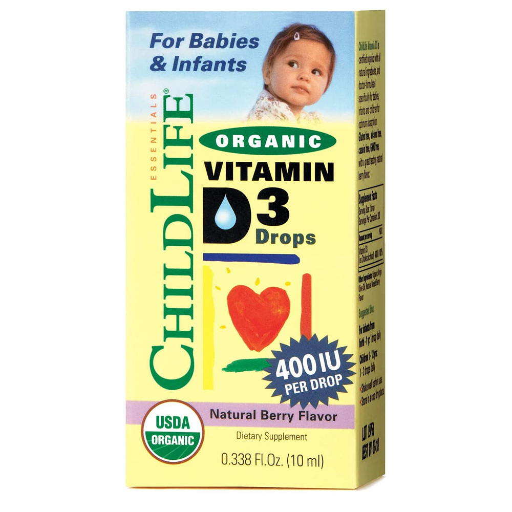 Child Life 차일드라이프 Organic <b>Vitamin</b> D3 Liquid 10mL