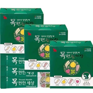 엘리펀 목 편한세상 칼칼할때 건강 분말스틱 30포, 3개