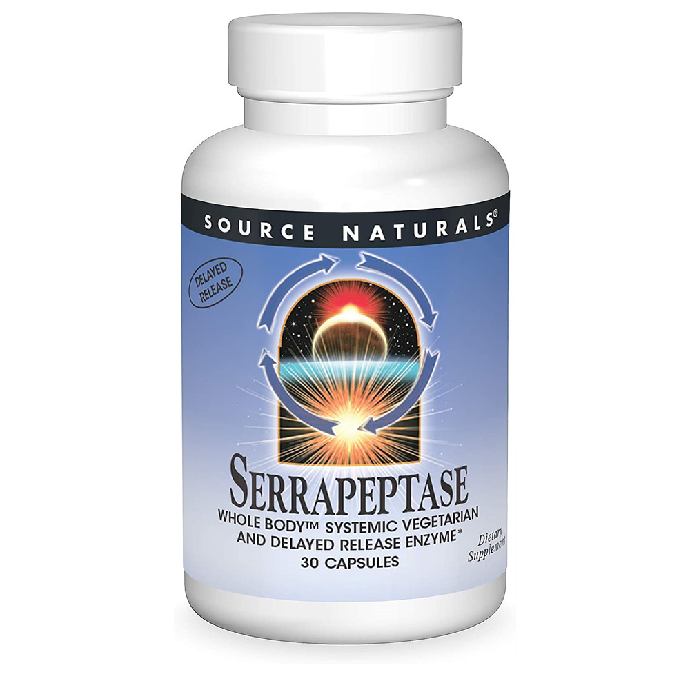 Source Naturals 소스내츄럴 Serrapeptase 세라펩타아제 30정