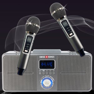 고출력 가정용 미니 코인 노래방기계 블루투스 휴대용 30W