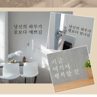 감성 문구 응원 글귀 레터링 스티커 /인테리어 벽 창문 현관문 데코