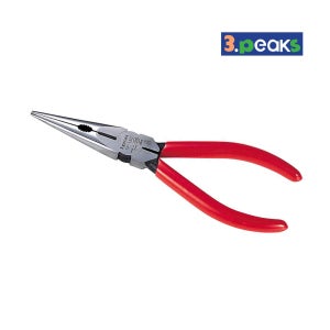3.Peacks 롱노우즈플라이어 TP150G/플라이어 전공전화배선용작업/가는파이프 너트 쉽게 돌릴수있음