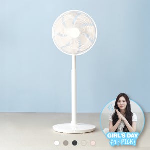 르젠 BLDC 저소음 스마트 앱 연동 인테리어 써큘레이터 선풍기 LZEF-DC290 릴리화이트