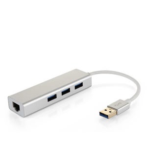 노트북 랜선 연결 랜젠더 랜포트 기가 USB to LAN 3.0허브 랜포트허브 USBLANHUB02