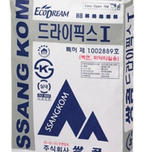 쌍곰 드라이픽스1 벽바닥용 타일접착제 지대 20kg