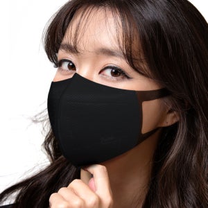 알럽스킨 퓨올 귀편한 새부리형 비말차단 마스크 순수 국산 KFAD 블랙 50매