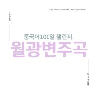[중국어 스터디]월광변주곡 챌린지 100 (중국드라마 대본 온라인 학습지) 3개월 전과정