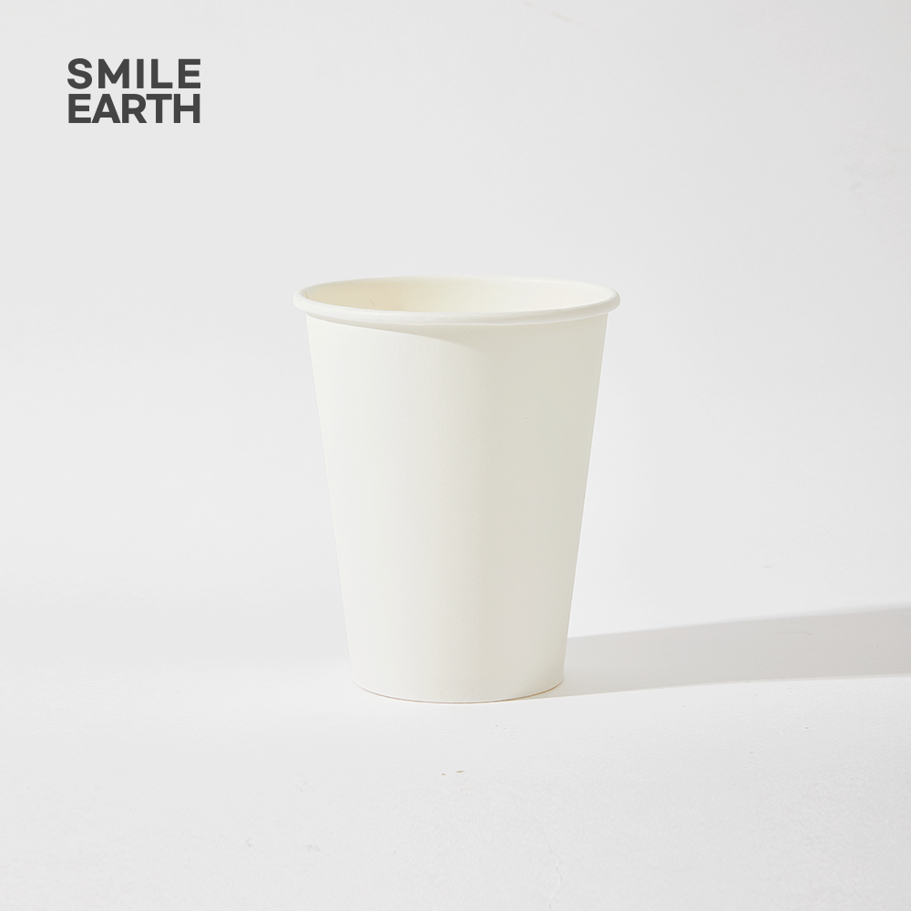 스마일어스 코팅 무지 종이컵 12oz 100개 일회용 온즈 온스