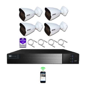 ATTN S-8 패키지 녹화기 실외 IP 카메라 하드디스크 케이블 600만화소 CCTV