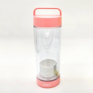 스마트 에코 티 텀블러 480ml 핑크 이중진공 휴대용 보틀 스텐필터 포함
