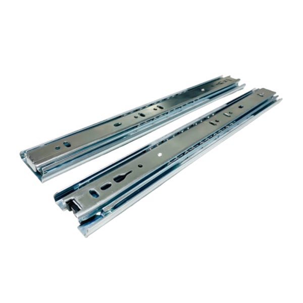 국산 광폭 고하중 40kg 서랍 볼레일 가구 슬라이드 3단 레일 200mm(1세트 2개)