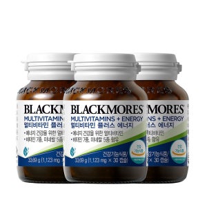 블랙모어스 호주 고함량 멀티비타민 플러스 에너지 30캡슐 2+1