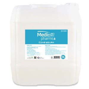 크로바 메디팜스 소독수 대용량 말통 19L (미산성차아염소산수 HOCL)