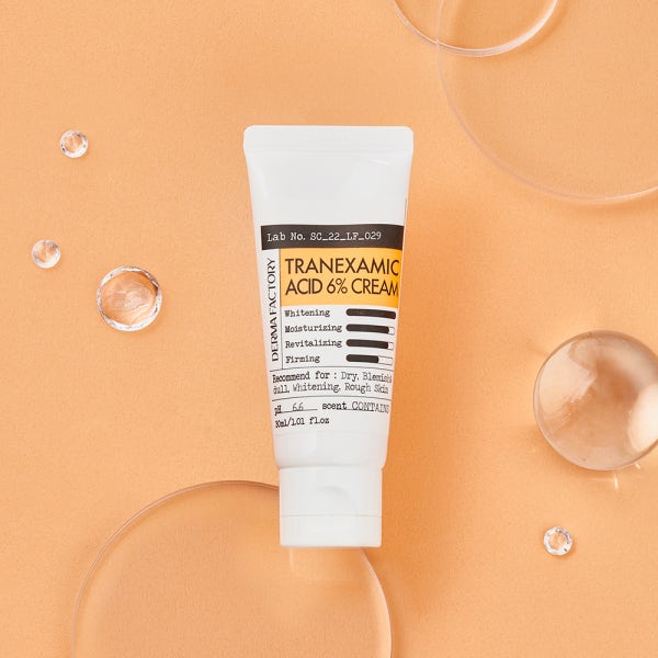 [비건인증] 더마팩토리 트라넥삼산 6%크림(기미크림) 30ml /트라넥사믹애씨드 미백 화이트닝 멜라닌 잡티크림 밝은피부 투명피부 미백기능성 다크스팟케어