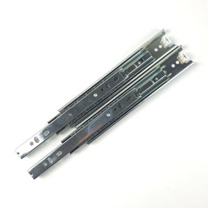 서랍 레일 가구 책상 슬라이딩 광폭 댐핑 2단 3단 35볼레일 200mm