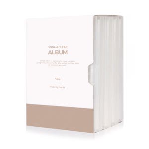 문구백서 소담클리어 포켓앨범 4x6 4권세트+케이스 네컷 앨범 전용 인생