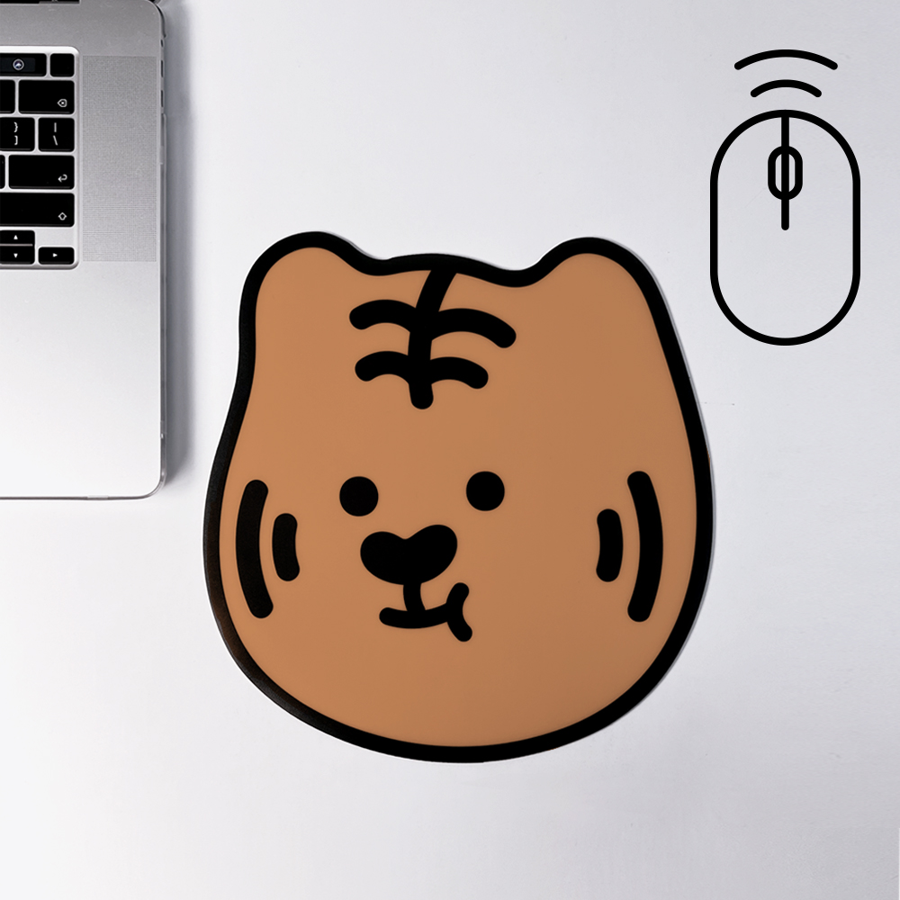 붐잉굿즈 PVC 마우스패드 주문 제작 자유형 소 100-300개 구매시 1개 단가