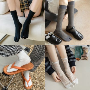 타비양말 일본 엄지 발가락 족발 조리 중목 장목 타비덧신 양말 20종