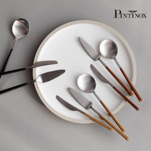 이태리 핀티 사틴 커트러리 브런치 3종세트 (버터나이프 수프스푼 피쉬나이프)