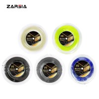 1 릴 zarsia 4g 폴리 에스터 테니스 라켓 스트링 1.30mm 내구성 테니스 스트링 라운드 200m 빅 릴 훈련 스트링