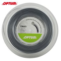 1 릴 optum ts03 테니스 스트링 거지 171.25mm 폴리에스터 트레이닝 라켓 스트링 200mreel