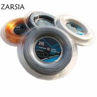 1 릴 zarsia 폴리에스터 테니스 스트링 1.25mm 1.30mm 200m 테니스 라켓 스트링 4g 라운드 부드러운 품질 스트링