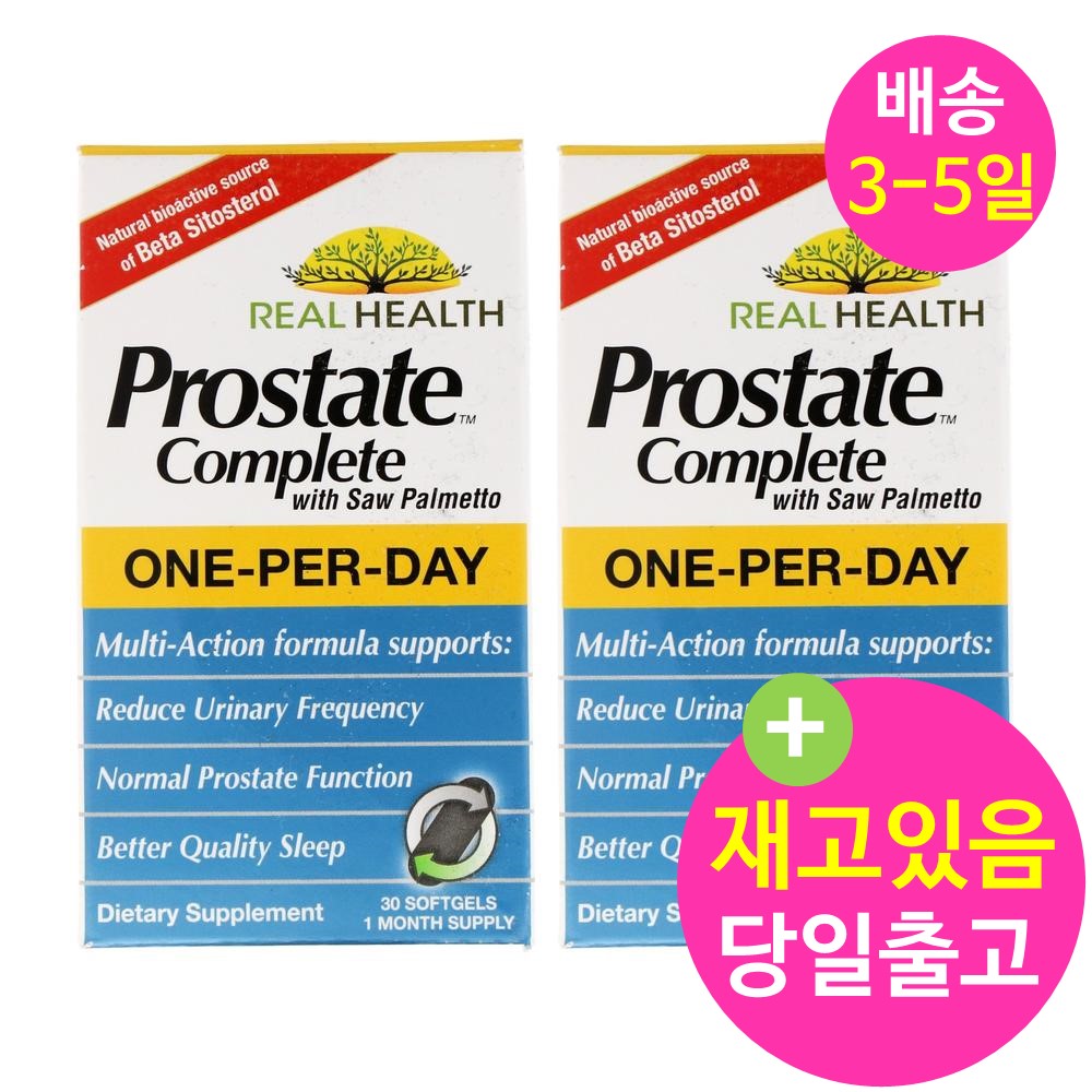 <b>리얼헬스</b> <b>Real Health</b> 30정 <b>아연</b> 쏘팔메토 레스베라트롤X2
