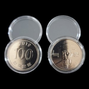 주화코인 투명캡슐 3호 24mm (낱개 10개) 수집용품 동전수집