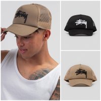 스투시 모자 스탁 트럭커 캡 Stussy Stock Trucker Cap 2종