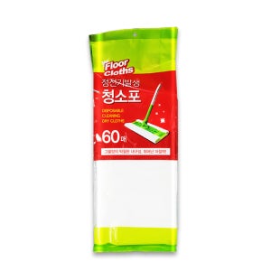 정전기 발생 청소포 60매