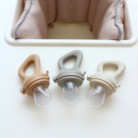 베베킷 아기 과즙망 치발기 과일망 이유식준비물 6개월과일 M,L 실리콘과즙망 세트