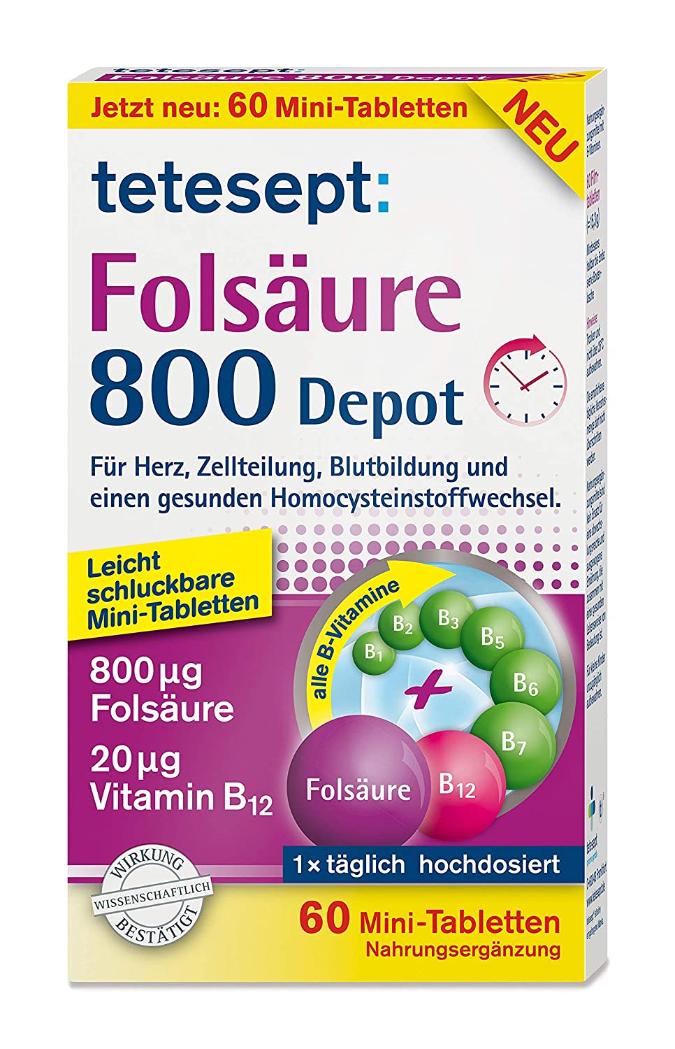 tetesept 독일 <b>종합</b>비타민B군 800 <b>영양제</b>