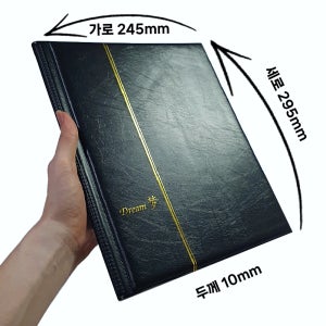 코인홀더용 주화 동전 수집앨범 대형 (코인홀더 200개 수납) 드림사