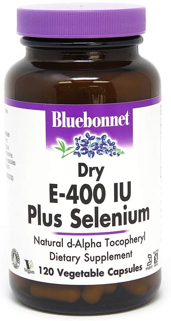 Bluebonnet Nutrition, <b>E-400IU</b>,<b>플러스 셀레늄</b>,120정
