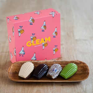 마들렌 4종 2세트 (18개) 네덜란드 무염버터 바닐라 슈가 사용한 수제 마들렌 다크 초코 우지 말차 얼그레이 레몬 솔티드 카라멜 마들렌