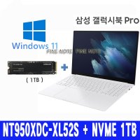 FINE NT950XDC-XL52S + NVME 1TB 추가(무선광+파우치)