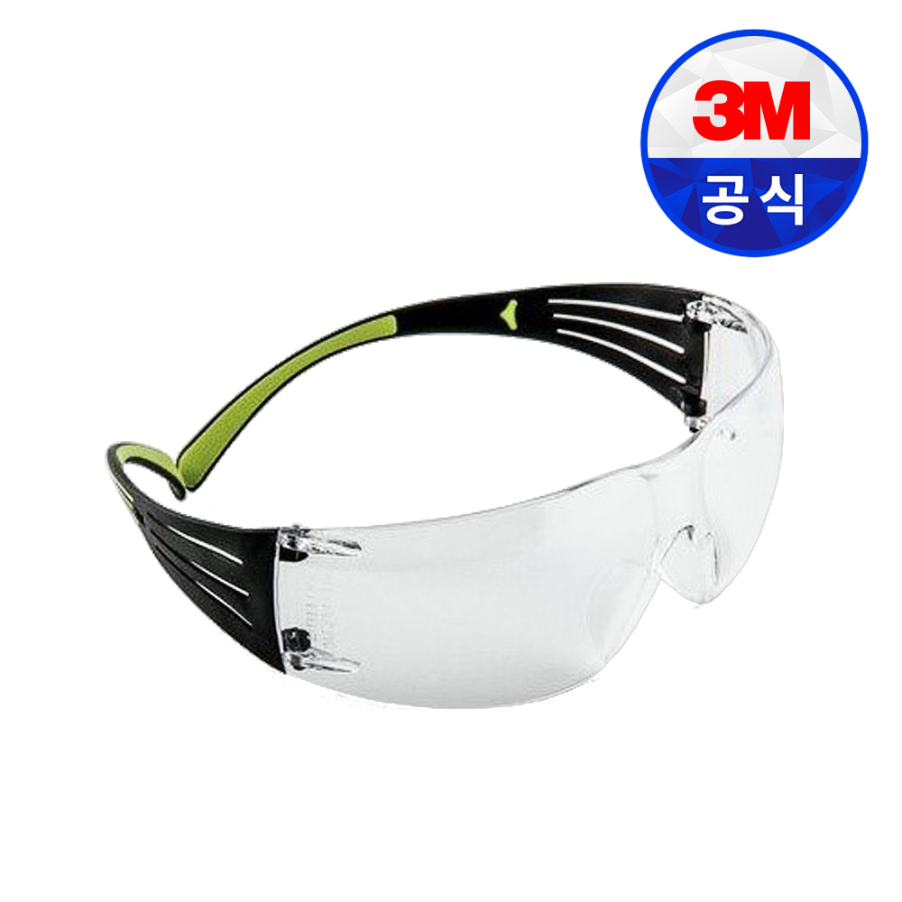 3M 보안경 SF401<b>AF</b> 김서림 방지 실험실 UV 눈 보호 안경 투명