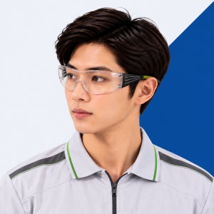 3M 보안경 SF401AF 김서림 방지 실험실 UV 눈 보호 안경 투명
